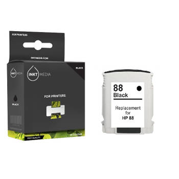 Inktmedia® - Inktcartridge - Geschikt HP 88 XL C9396AE inktcartridge zwart hoge capaciteit - Cartridge met Inkt