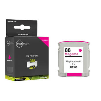 Inktmedia® - Inktcartridge - Geschikt HP 88 XL C9392AE inktcartridge magenta hoge capaciteit - Cartridge met Inkt