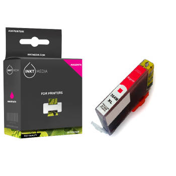 Inktmedia® - Inktcartridge - Geschikt HP 364XL CB324EE inktcartridge magenta hoge capaciteit - Cartridge met Inkt