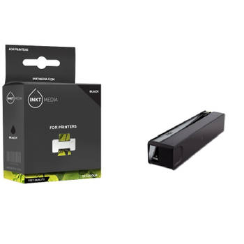 Inktmedia® - Inktcartridge - Geschikt HP 970XL (CN625AE) inktcartridge zwart hoge capaciteit - Cartridge met Inkt