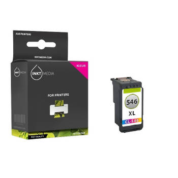 Inktmedia® - Geschikt Canon CL-546XL inkt cartridge kleur hoge capaciteit