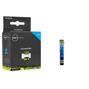 Inktmedia® - Inktcartridge - Geschikt Epson 33XL (T3362) inktcartridge cyaan hoge capaciteit - Cartridge met Inkt