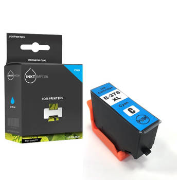 Inktmedia® - Inktcartridge - Geschikt Epson 378XL T3782xl inktcartridge cyaan hoge capaciteit - Cartridge met Inkt