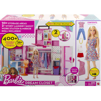 Barbie Super Kledingkast - Speelfigurenset