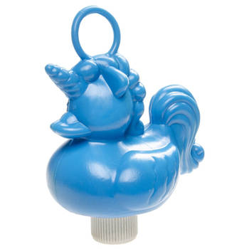 Blauw eenhoorn badeendje badspeelgoed 12 cm - Badeendjes