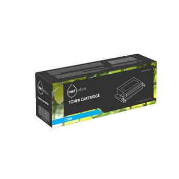 Inktmedia® - Laser Toner - Geschikt Lexmark C500H2CG toner hc cyaan