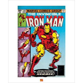 Kunstdruk Iron Man 40x50cm