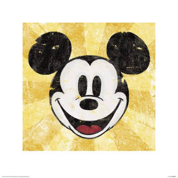 Kunstdruk Mickey Mouse Squeaky Chic 40x40cm