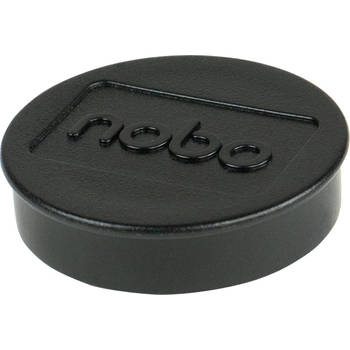 Nobo magneten voor whiteboard diameter van 38 mm, pak van 10 stuks, zwart