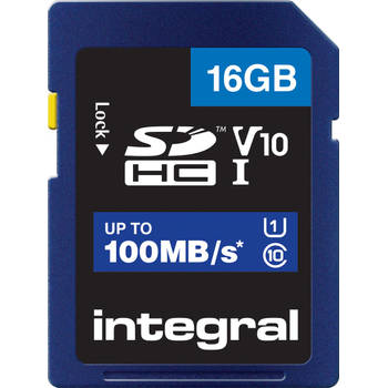 Integral geheugenkaart SDHC, 16 GB