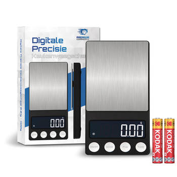 Precisie Weegschaal Keuken Digitaal - Keukenweegschaal - 0,01 tot 500 Gram - Incl. batterij!