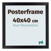 Posterlijst 40x40cm Zwart Mat MDF Parma