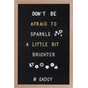 Gadgy Letterbord Zwart Vilt - Houten lijst 30x45cm - Inclusief 570 Kleuren Letters en 100 Icoontjes - Wanddecoratie