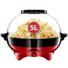 Gadgy Popcorn Machine Rond met Anti-aanbaklaag - Popcorn Maker Stil en Snel - 5 liter - Funcooking voor Party & Kids -