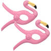Blokker strandlaken knijper Flamingo - roze