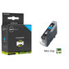 Inktmedia® - Inktcartridge - Geschikt Canon CLI-8C inktcartridge Cyaan MET CHIP - Cartridge met Inkt