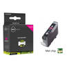 Inktmedia® - Inktcartridge - Geschikt Canon CLI-8M inktcartridge Magenta MET CHIP - Cartridge met Inkt