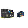 Inktmedia® - Inktcartridge - Geschikt Brother LC-980 serie inktcartridges SET - Cartridge met Inkt