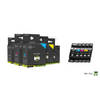 Inktmedia® - Geschikt Canon PGI-525BK Cli-526 serie MET CHIP complete set