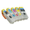 Inktmedia® - Geschikt Epson 26XL multi pack Navulbare cartridges met ARC chip