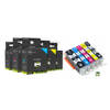 Inktmedia® - Geschikt Canon PGI-570BK Cli-571 XL serie MET CHIP complete set