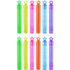 Bellenblaas - 12x stuks - neon kleuren - 4 ml - uitdeel cadeau/kinderfeestje - bruiloft - Bellenblaas