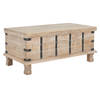 Salontafel commode 100x44x50 cm naturel/wit mangohout WOMO design