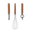 Excellent Houseware 3-delige keukengerei set - Opener/garde/schilmes - Keuken gardes