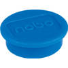 Nobo magneten voor whiteboard diameter van 24 mm, pak van 10 stuks, blauw