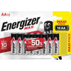 Energizer batterijen Max AA, blister van 12 stuks