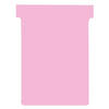 Nobo T-planbordkaarten index 3, ft 120 x 92 mm, roze