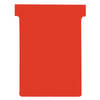 Nobo T-planbordkaarten index 3, ft 120 x 92 mm, rood