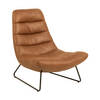 Milford fauteuil cognac.