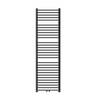 Badkamerradiator Sahara 500x1800 mm antraciet gebogen met middenaansluiting LuxeBath