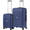 TravelZ Big Bars Kofferset 2-delig Handbagage 55cm + Grote reiskoffer 78cm Blauw