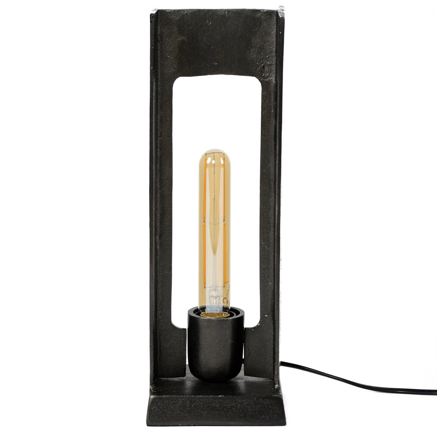 Hoyz Tafellamp H-profiel Industriele Lamp Grijs-zwart