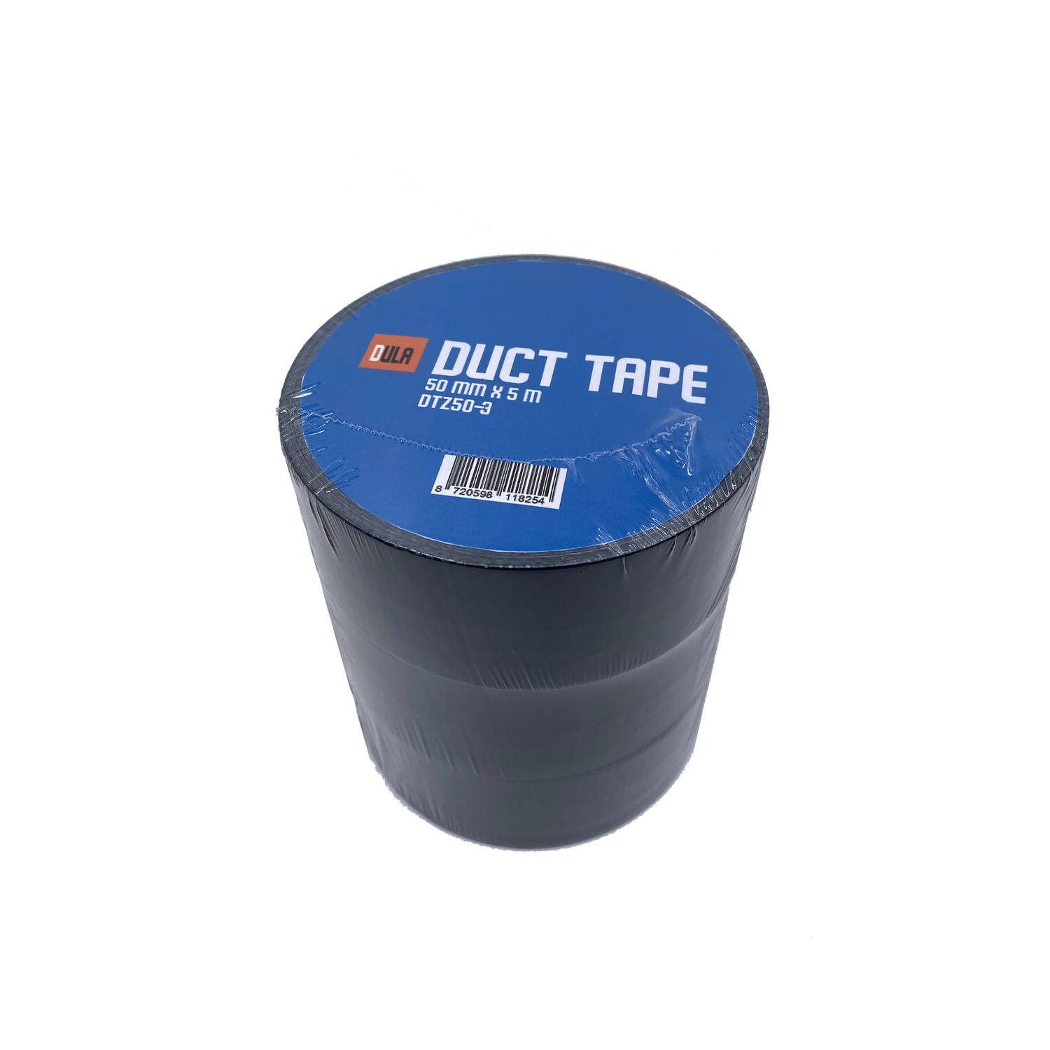 Doordeweekse dagen Bijna Outlook DULA Duct tape - Zwart - 50 mm x 50m - 3 Rollen Ducktape - Reparatie tape |  Blokker