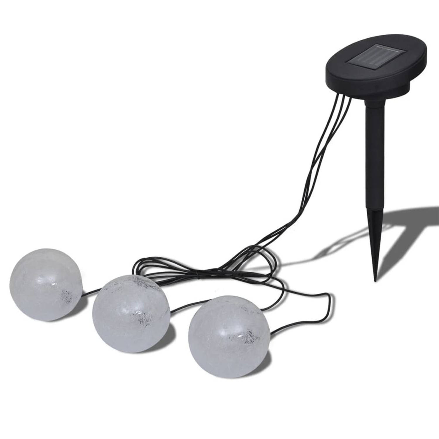 3 Zonne-energie LED drijvende bollampen voor vijver of zwembad