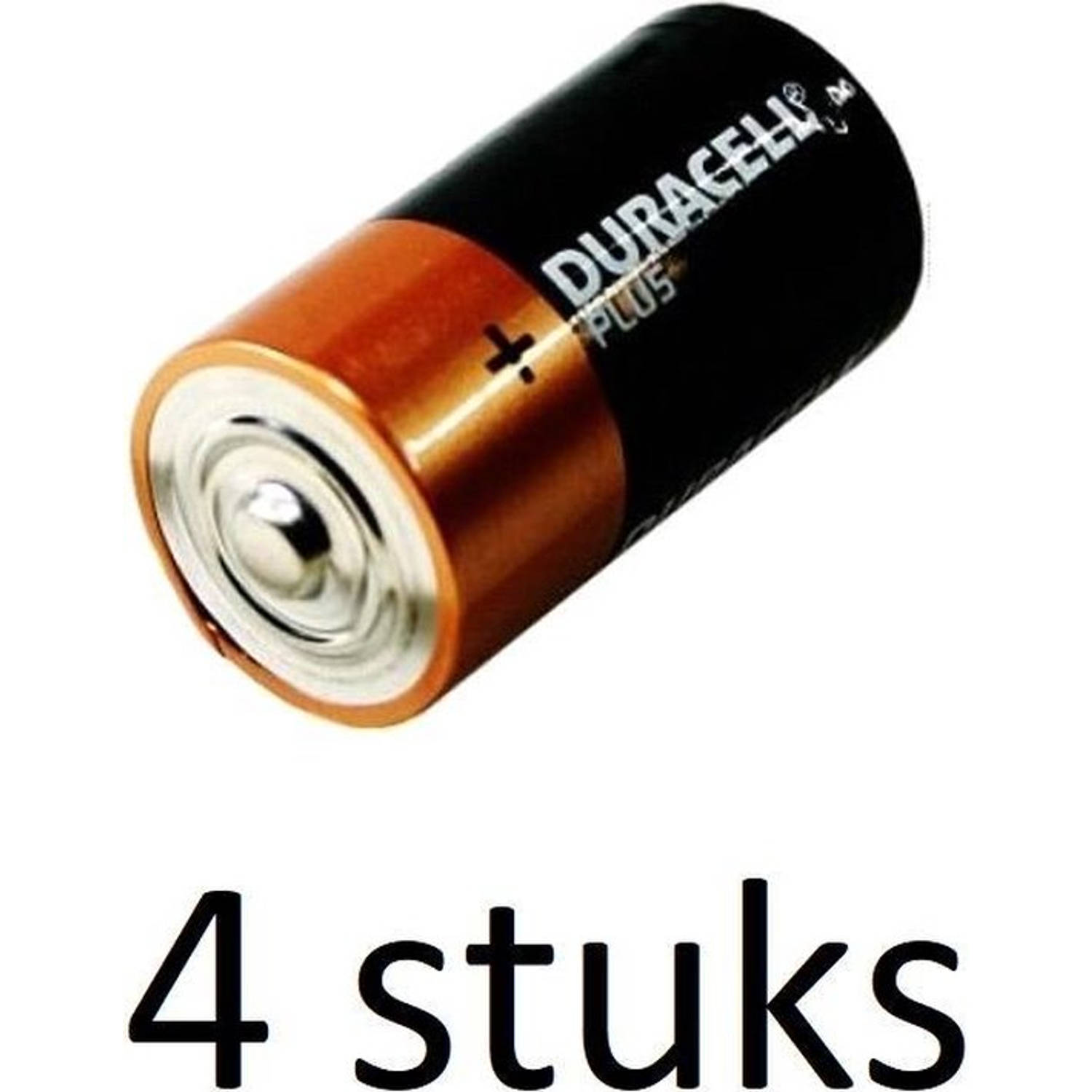 Duracell Plus Alkaline C-batterijen 4 Stuks
