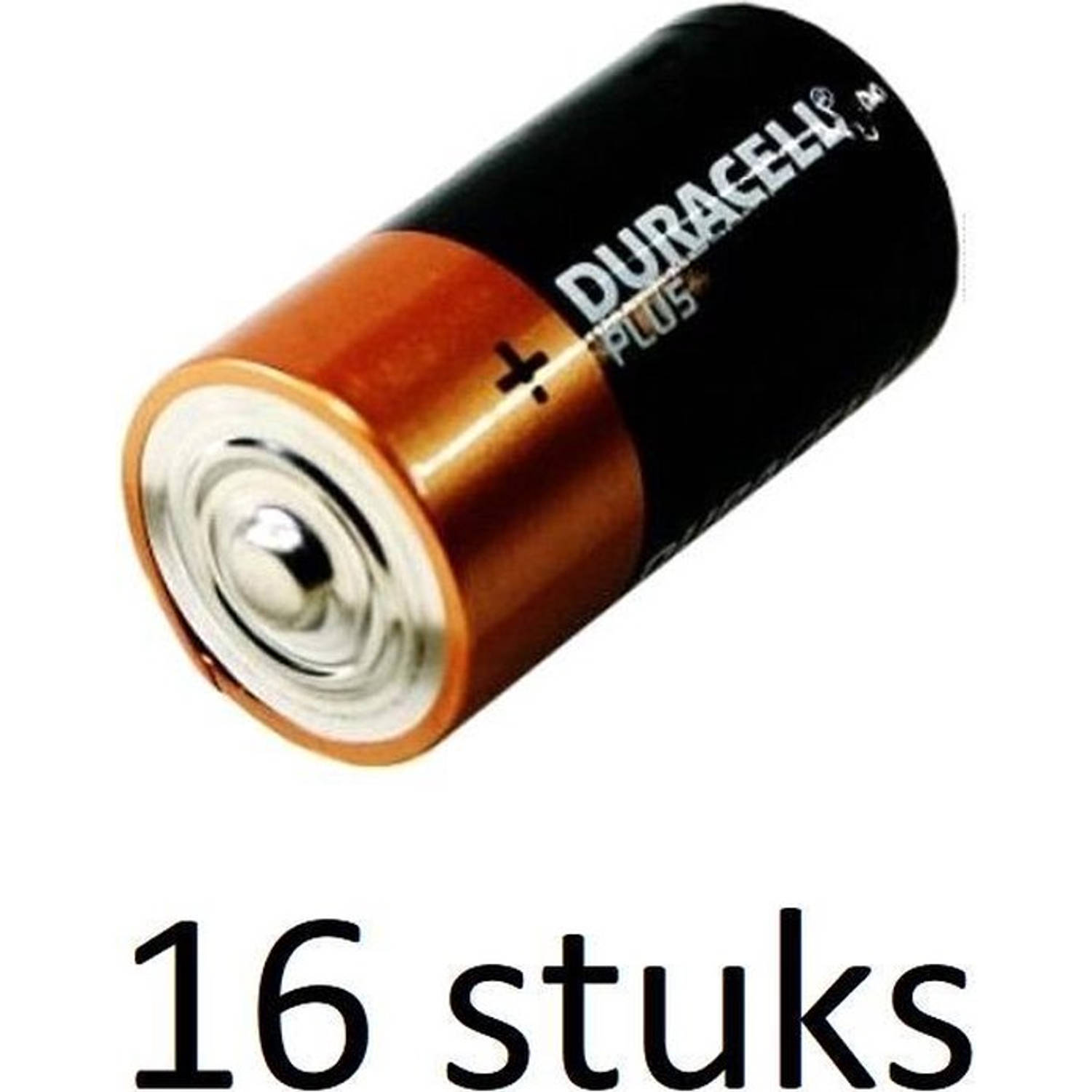 Duracell Plus Alkaline C-batterijen 16 Stuks