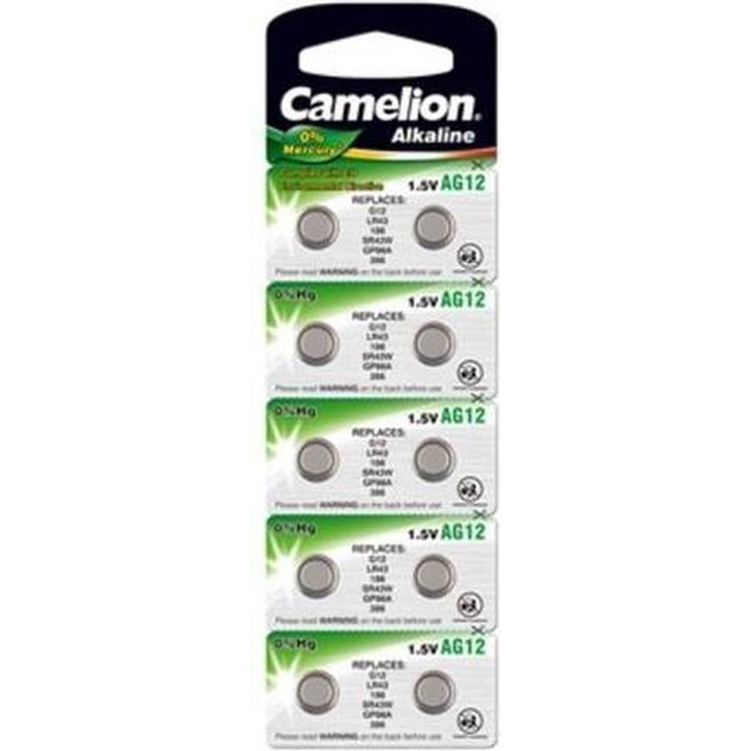 Camelion AG12 alkaline 10-pack