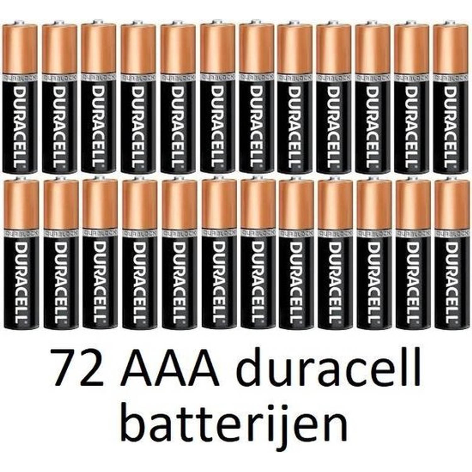72 Stuks Aaa Duracell Alkaline Batterijen