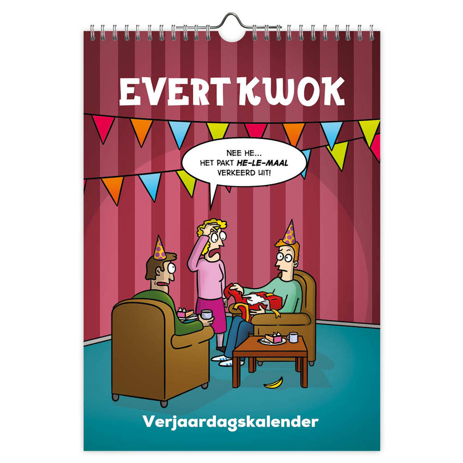 Evert Kwok A4 Verjaardagskalender