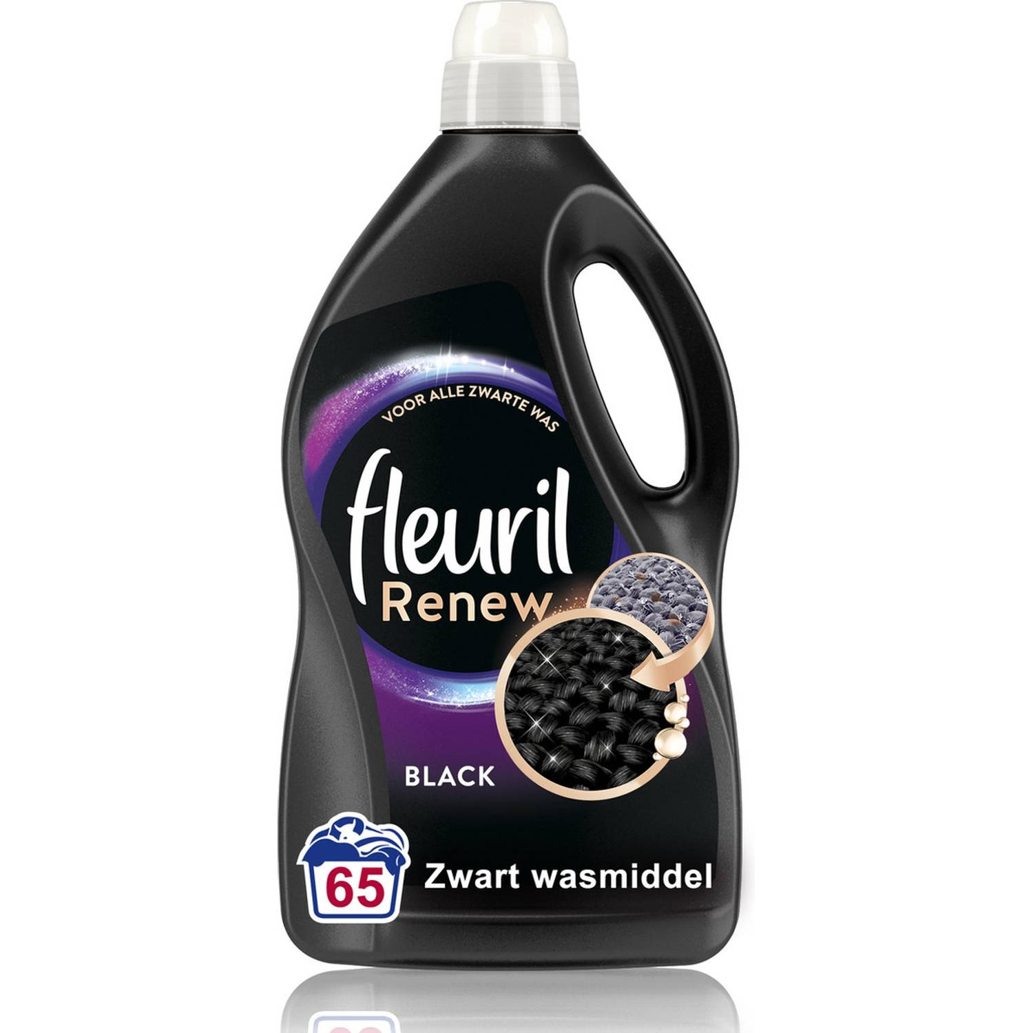 Fleuril Renew Zwart - Vloeibaar Wasmiddel - Voordeelverpakking - 65 Wasbeurten