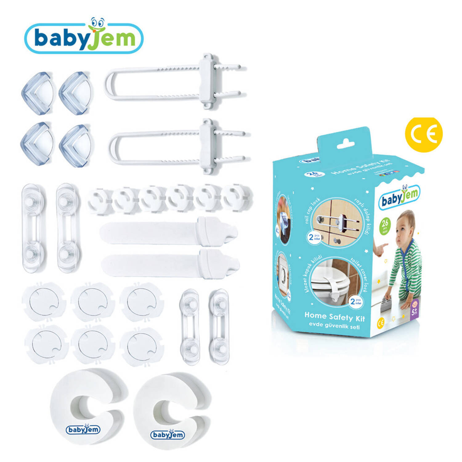 Babyjem-Beveiligingsset-26-delig- Baby &Kind set-Beschermers
