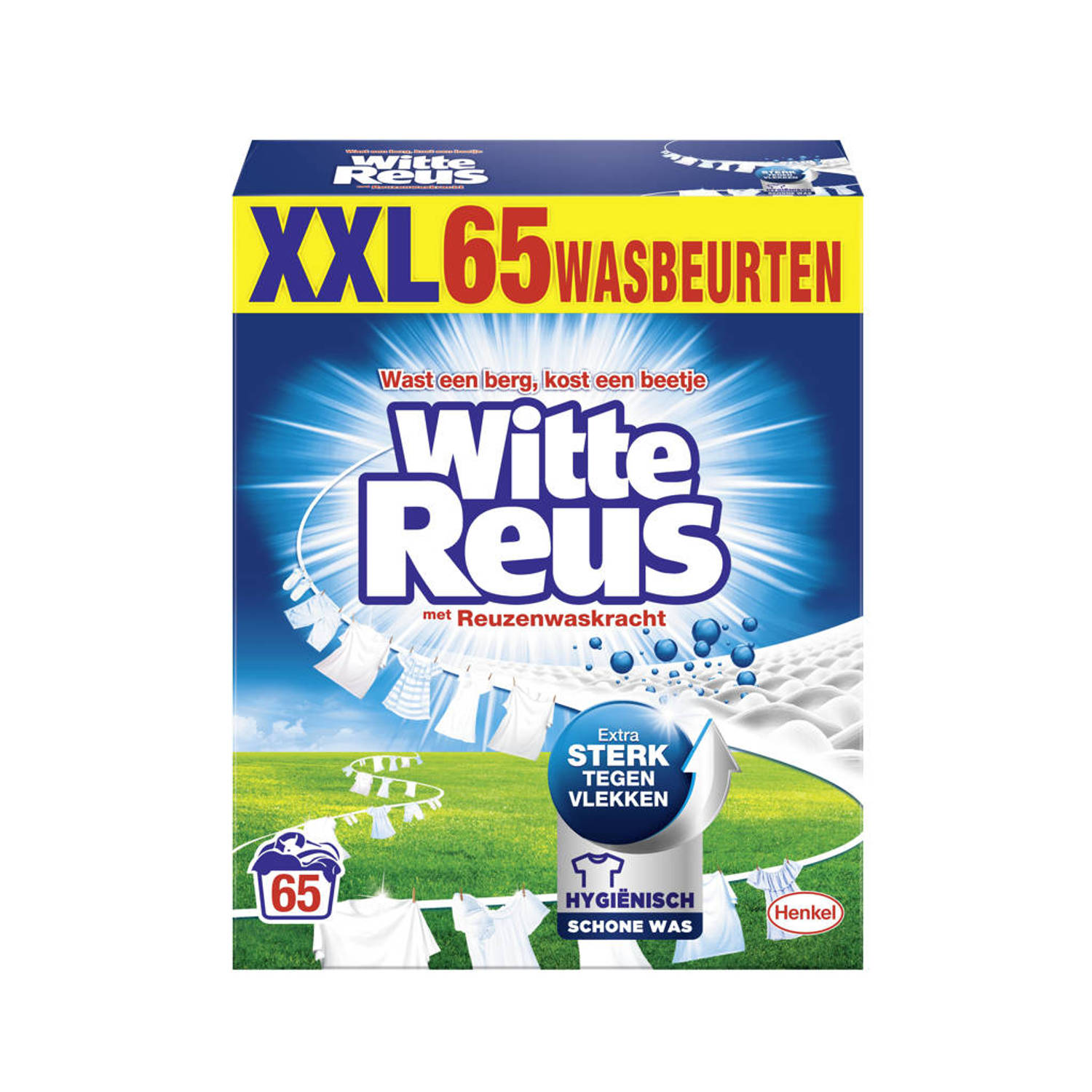 Witte Reus Waspoeder - Kwartaalverpakking - 65 wasbeurten