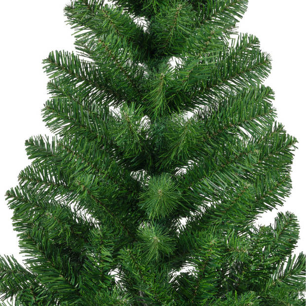 Bellatio Decorations kunst kerstboom - groen - H150 cm - PVC - Kunstkerstboom