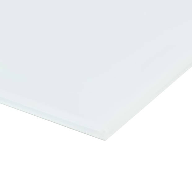 vidaXL Whiteboard voor aan de wand magnetisch 80x60 cm glas