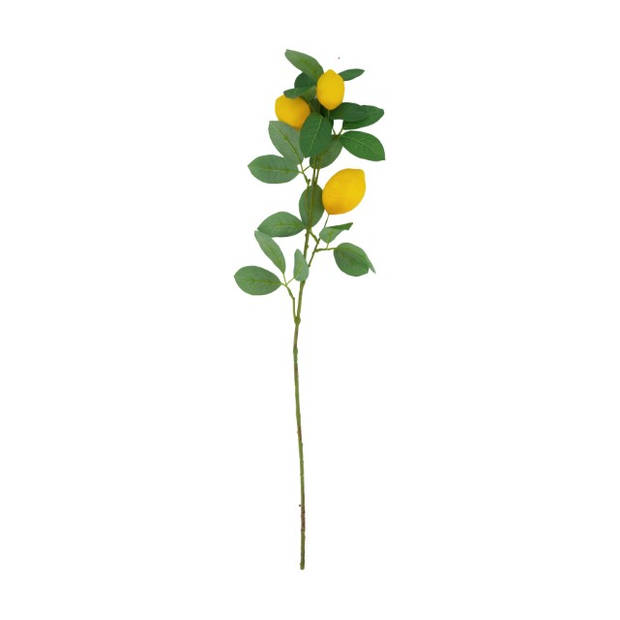 Branch with lemons artificial 20x18x74cm