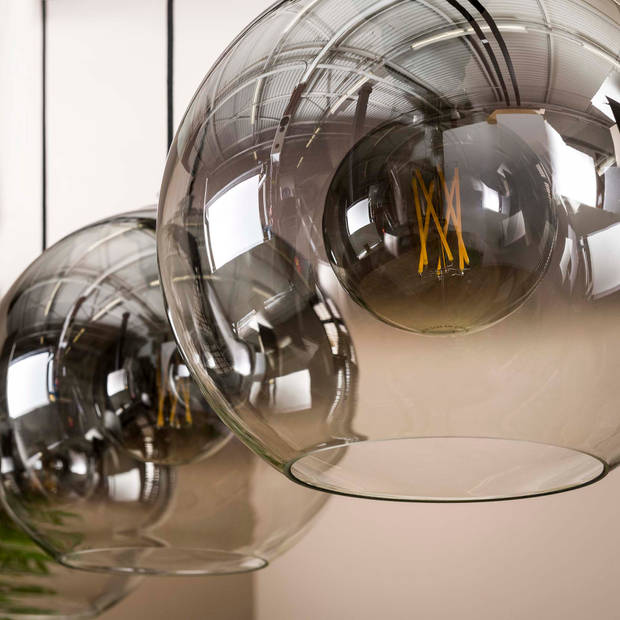 Hoyz - Hanglamp Bubble Shaded - 3 Lampen - Industrieel